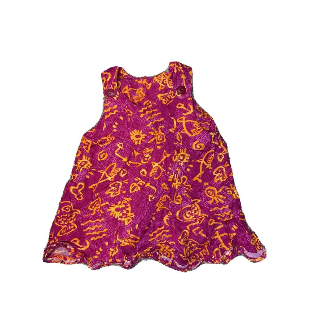 Girls 6 VTG Chicken Noodle San Francisco Dress